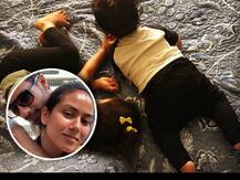 Mira Rajput shares new pic of Misha & Zain, big sister plays with li\'l bro wearing his T-shirt!