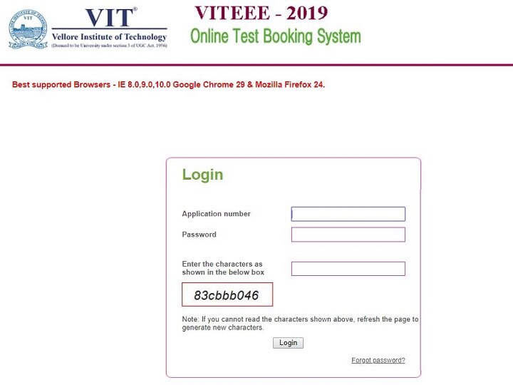 VITEEE 2019 Slot Booking: Vellore Institute of Technology begins slot booking at vit.ac.in, book before April 30 VITEEE 2019 Slot Booking: Vellore Institute of Technology begins slot booking at vit.ac.in, book before April 30