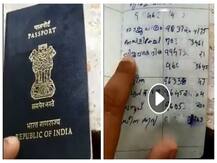 WATCH: Woman allegedly uses Indian passport to write phone numbers on black pages