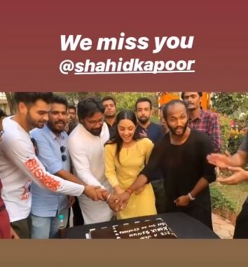 It's a wrap for Shahid Kapoor and Kiara Advani's Kabir Singh