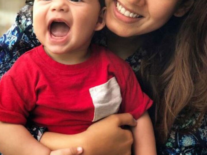 Shahid Kapoor's wife Mira Rajput NEW PIC with SON Zain Kapoor; Calls him 'small wonder'   This NEW PIC of Mira Rajput posing with BABY SON Zain will make your weekend BRIGHT!