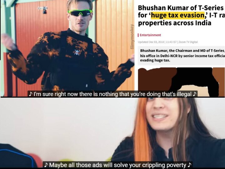 Youtube star PewDiePie takes dig at India after T-series defeats him! Youtube star PewDiePie takes dig at India after T-series defeats him!