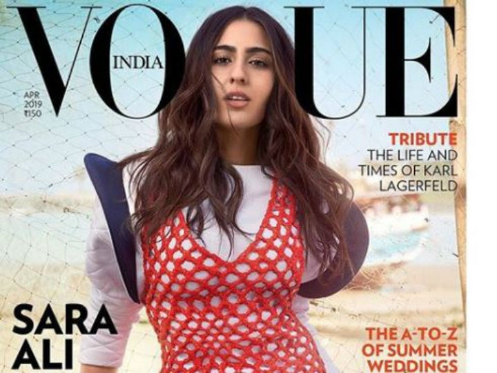 Sara Ali Khan basking in summer-ready look on Vogue India cover Sara Ali Khan basking in summer-ready look on Vogue India cover