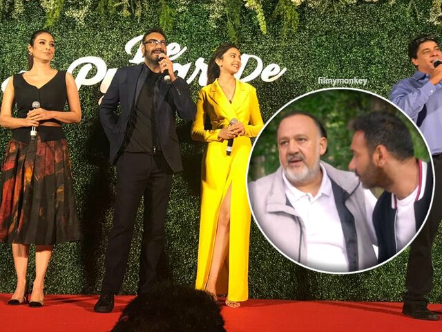 #MeToo: Ajay Devgn REACTS on Alok Nath's presence in 'De De Pyaar De' at Trailer launch! 'De De Pyaar De' Trailer launch VIDEO: Ajay Devgn reacts to #MeToo allegations on co-star Alok Nath!