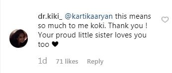 Kartik Aaryan's post for to-be-doctor sister Kritika Tiwari gets hilarious reactions from female fans!