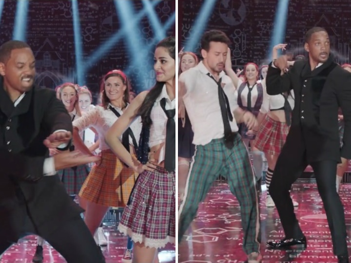 Student of The Year 2: Hollywood star Will Smith grooves to 'Radha teri chunri' on 'SOTY2' sets with Tiger Shroff, Ananya Pandey, Tara Sutaria..Watch VIDEO! H'wood star Will Smith grooves to 'Radha teri chunri' on 'SOTY2' sets with Tiger, Ananya & Tara..Watch VIDEO!