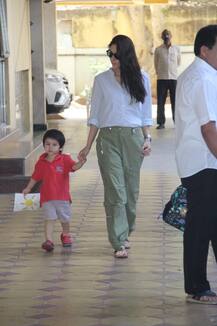 PHOTOS: Doting mommy Kareena Kapoor Khan picks up son Taimur Ali Khan from playschool!
