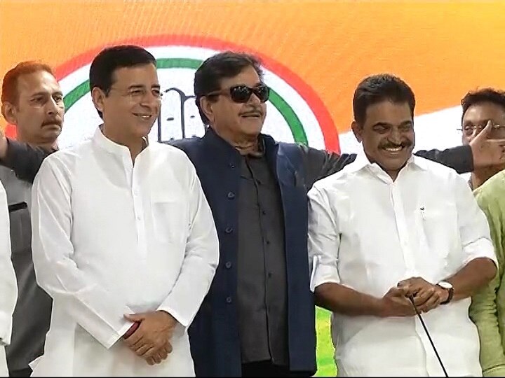 Lok Sabha election 2019 Rebel BJP leader Shatrughan Sinha to join Congress today Lok Sabha election 2019: On BJP’s foundation day, rebel leader Shatrughan Sinha joins Congress