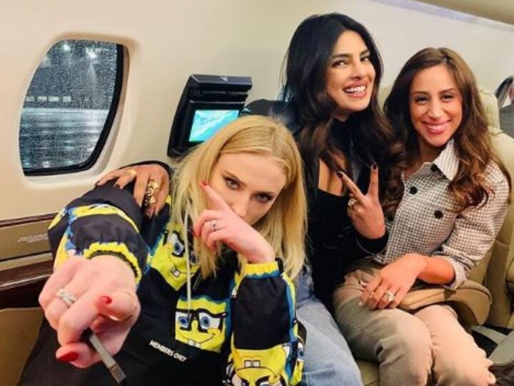 Priyanka Chopra calls Sophie Turner, Danielle Jonas 'J sisters', shares picture with them! PICS: Priyanka Chopra strikes a pose with Sophie Turner & Danielle Jonas, calls them ‘J sisters’