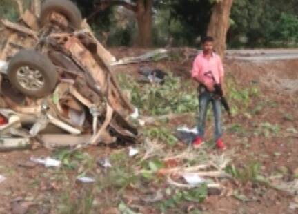 Chhattisgarh: BJP MLA Bhima Mandavi killed by Naxalites, vehicle blown to smithereens Chhattisgarh: BJP MLA Bhima Mandavi killed by Naxalites, vehicle blown to smithereens
