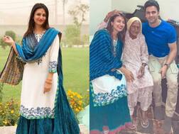 PICS: TV actress Divyanka Tripathi enjoys quality time in sasural in Haryana with husband Vivek Dahiya & family!