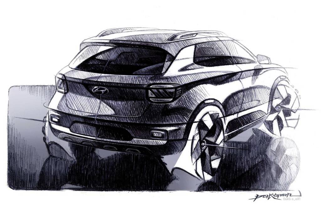 2019 Hyundai Venue Official Sketches Revealed