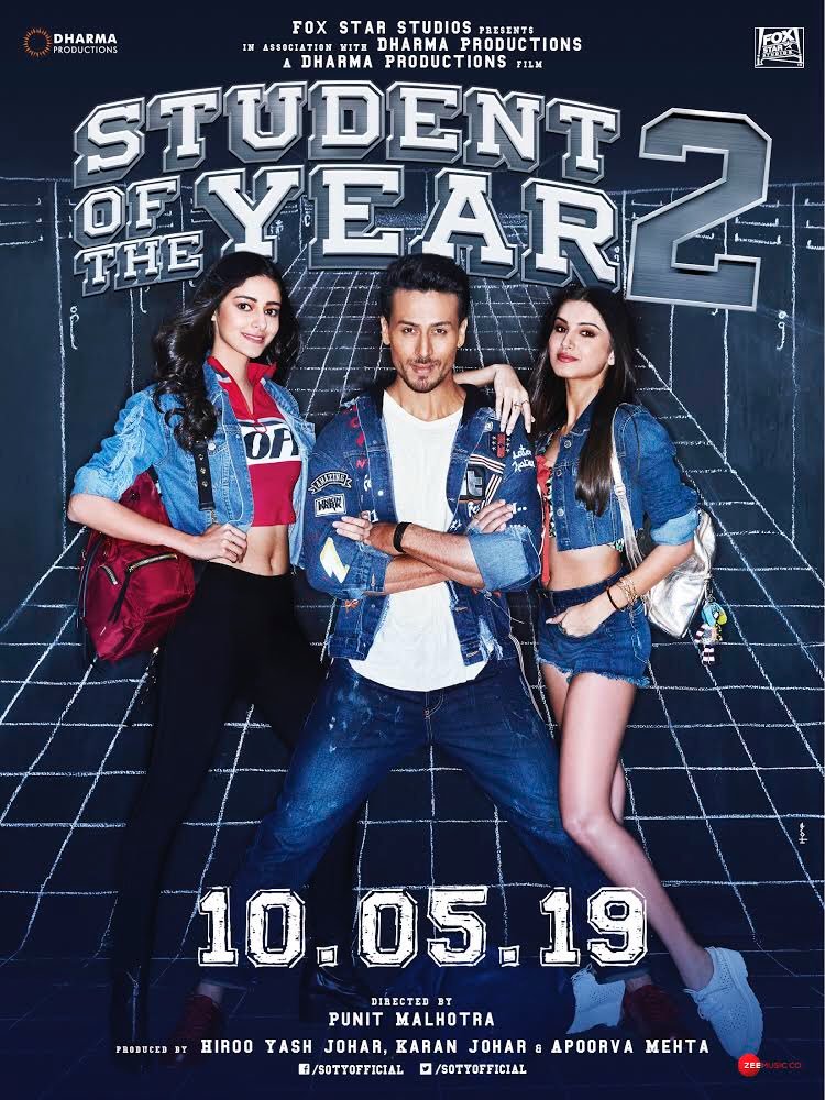 Teaser posters of Tiger Shroff's 'Student of The Year 2' unveiled!