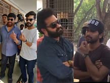 Lok Sabha Elections 2019: Baahubali director Rajamouli, Chiranjeevi, Ram Charan & other south Indian stars cast their votes in Hyderabad; Proudly share inked finger!
