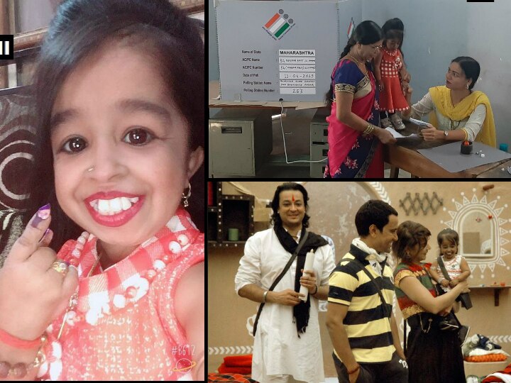 Lok Sabha Elections 2019, World's smallest woman Jyoti Amge votes in Nagpur, Was also seen in Bigg Boss 6 Elections 2019: World's smallest woman Jyoti Amge votes in Nagpur, Was also seen in 'Bigg Boss 6'