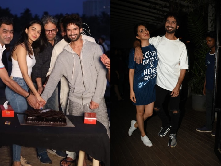 Shahid Kapoor, Kiara Advani celebrate 'Kabir Singh' WRAP in style!  PICS & VIDEO: Shahid Kapoor, Kiara Advani celebrate 'Kabir Singh' WRAP in style!