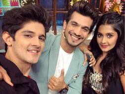 PICS: Rohan Mehra & girlfriend Kanchi Singh REUNITE for 'Kitchen Champion'!