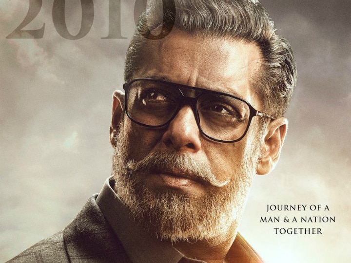 'Bharat' poster - Salman Khan's goes grey in the first look of Ali Abbas Zafar's film! SEE PIC! Salman Khan flaunts salt-and-pepper look in first poster of 'Bharat'!