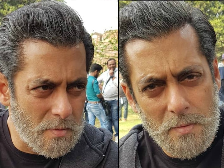 Bharat- More CANDID On-set PICS Of Salma Khan In Salt And Pepper Look  During Shoot In Delhi! | Bharat: More CANDID On-set PICS Of Salman Khan In  Grey Hair Look During Shoot