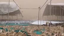 PICTURES: Massive Dust Storm Destroys Tents Ahead of PM Narendra Modi’s Rally In Gujarat