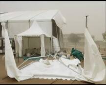 PICTURES: Massive Dust Storm Destroys Tents Ahead of PM Narendra Modi’s Rally In Gujarat