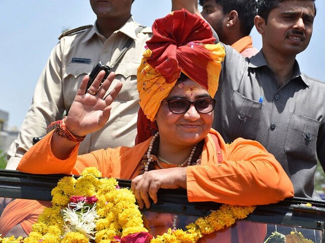 Lok Sabha elections: BJP fields Sadhvi Pragya Thakur from Bhopal against Digvijaya Singh Lok Sabha elections BJP fields Sadhvi Pragya Thakur from Bhopal against Digvijaya Singh