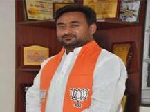 LS polls: BJP candidate Bhola Singh barges into polling booth wearing band with party symbol in Bulandshahr