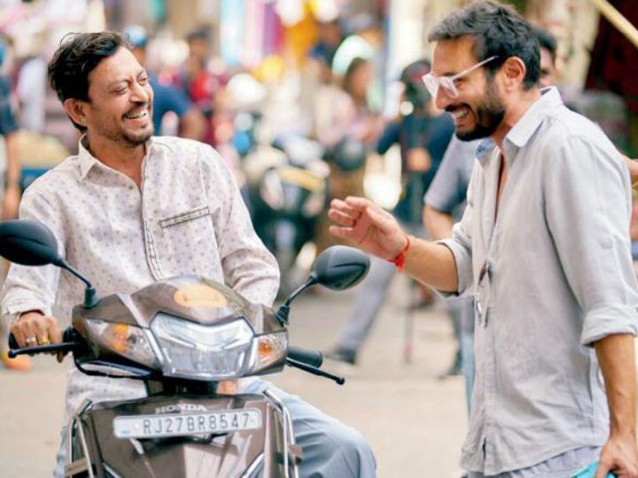 Irrfan Khan is all smiles on the sets of Angrezi Medium Irrfan Khan is all smiles on the sets of Angrezi Medium