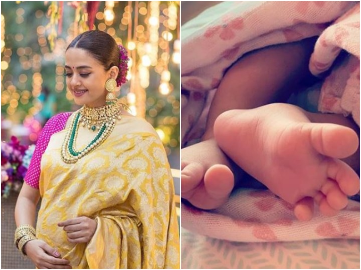 New mommy Surveen Chawla shares first picture of newborn baby girl Eva with a cute caption (SEE PIC) Surveen Chawla shares FIRST PIC of her newborn baby girl Eva along with a CUTE caption