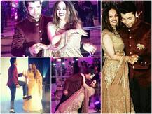 TV actor Ssharad Malhotra-Ripci Bhatia look like a match made in heaven at their SANGEET & ENGAGEMENT ceremony; Inside PICS & VIDEOS!