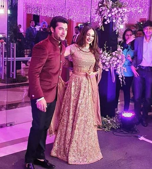 TV actor Ssharad Malhotra-Ripci Bhatia look like a match made in heaven at their SANGEET & ENGAGEMENT ceremony; Inside PICS & VIDEOS!