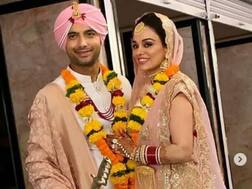 JUST MARRIED: Ssharad Malhotra & Ripci Bhatia tie the knot, Here's the FIRST Wedding PIC