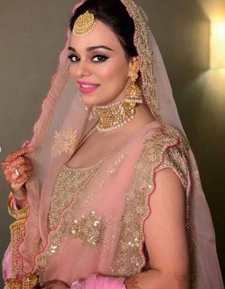 Ripci, who is a fashion designer, looked elegant in her wedding outfit. (Source- Instagram)