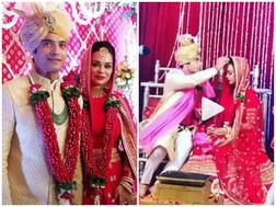 PICS-VIDEOS: After anand karaj, Sharad Malhotra & Ripci Bhatia get married again following Hindu rituals!