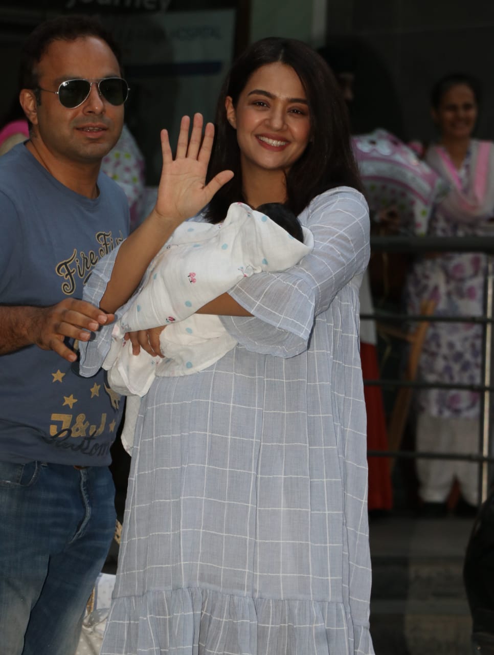 Filmmaker Anurag Kashyap shares an adorable pic of Surveen Chawla's newborn BABY GIRL Eva calling him her godfather!