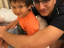 Li\'l Taimur Ali Khan all smiles as big bro Ibrahim wraps his arms around him; Sister Sara treats with the adorable pic on Easter