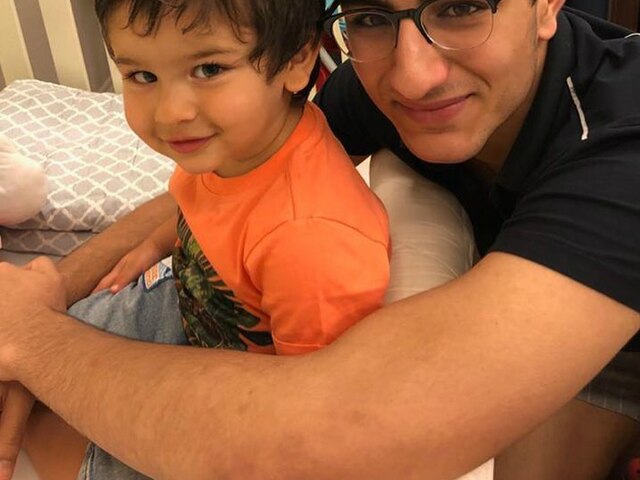 Li'l Taimur Ali Khan all smiles as big bro Ibrahim wraps his arms around him; Sister Sara treats with the adorable pic on Easter Taimur Ali Khan & Ibrahim Ali Khan all smiles on Easter, sister Sara Ali Khan shares adorable pic