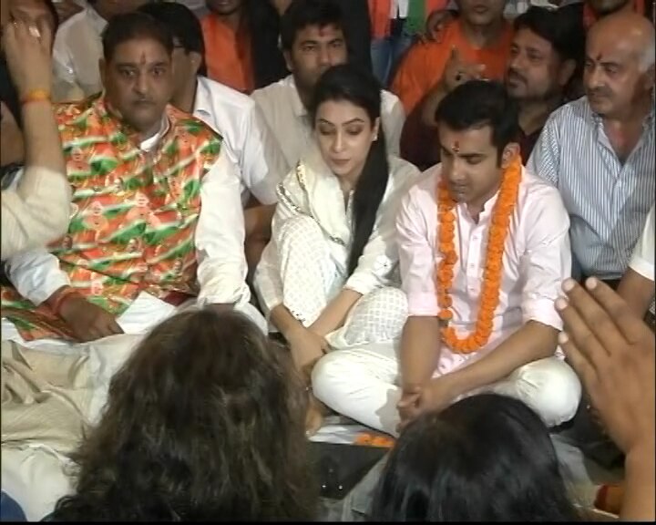 NEW DELHI: The BJP on Monday released the names of all seven candidates for the Lok Sabha polls in Delhi where they announced the names of former India cricketer Gautam Gambhir from East Delhi. / ABP NEWS GRAB