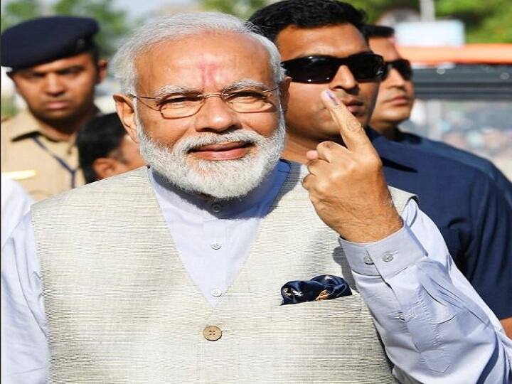 Elections 2019: Voter ID more powerful than IED, says PM Modi after casting vote Elections 2019: Voter ID more powerful than IED, says PM Modi after casting vote