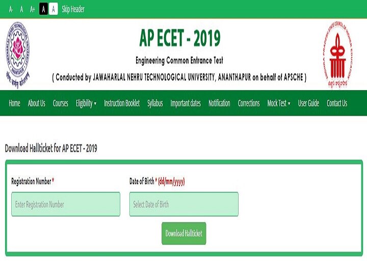 AP ECET 2019 admit card released at sche.ap.gov.in, check direct link here AP ECET 2019 admit card released, check direct link here