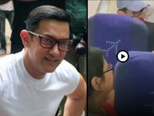 Aamir Khan flies economy, surprises co-passengers.. VIDEO GOES VIRAL!
