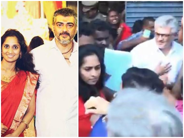 Lok Sabha Elections 2019 - Two Angry women lash out at Tamil star Thala Ajith & wife Shalini for skipping queue at voting booth! Watch Video! VIDEO: Two Angry women lash out at Thala Ajith for skipping queue at voting booth during Lok Sabha Elections!