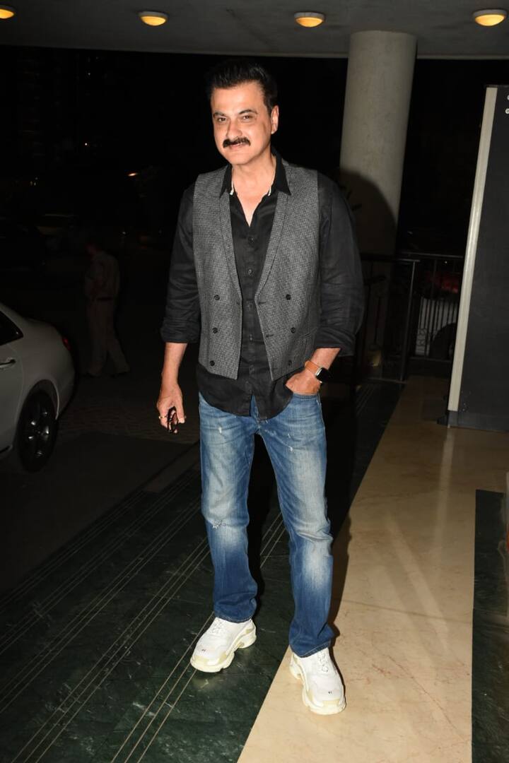 Actor Sanjay Kapoor at Manoj Bajpayee's 50th birthday bash