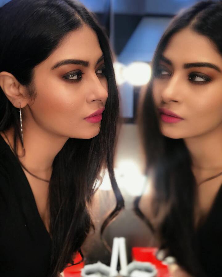 She posted the pics in the same black attire on Instagram just a while ago and wrote in caption - 