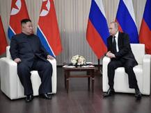 First ever summit between Kim Jong Un and Putin takes place in Russia