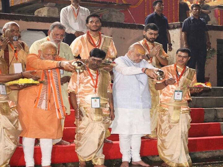 Narendra Modi will file his nomination papers on Friday, seeking a second term in the Lok Sabha from the constituency. Prime Minister also said he will not claim that whatever he had wished for the constituency had come true during the last five years. But the pace and the direction of its development are right, he said. (Image: Twitter)