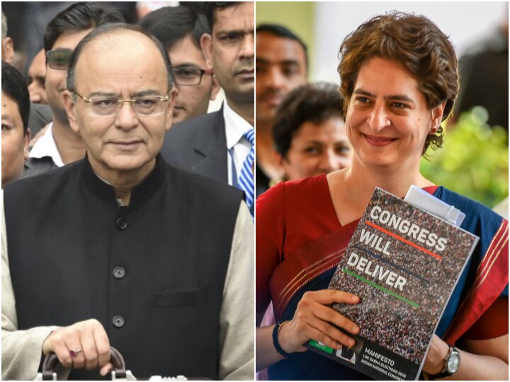 Lok Sabha elections Priyanka Gandhi 'chickened out of contest' in Varanasi, Arun Jaitley says 'deeply disappointed' Lok Sabha elections: Priyanka Gandhi 'chickened out of contest' in Varanasi, Arun Jaitley says 'deeply disappointed'