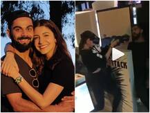WATCH: Anushka Sharma shoots down Virat Kohli in laser tag game; Don’t MISS his HILARIOUS dying act