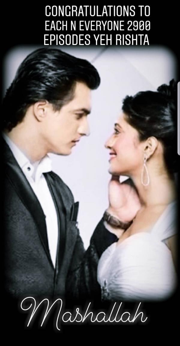 PIC: Yeh Rishta Kya Kehlata Hai completes 2900 episodes, Mohsin Khan aka Kartik congratulates fans