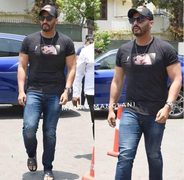 Arjun Kapoor arriving at a polling booth to cast his vote. (Photo: Manav Manglani)